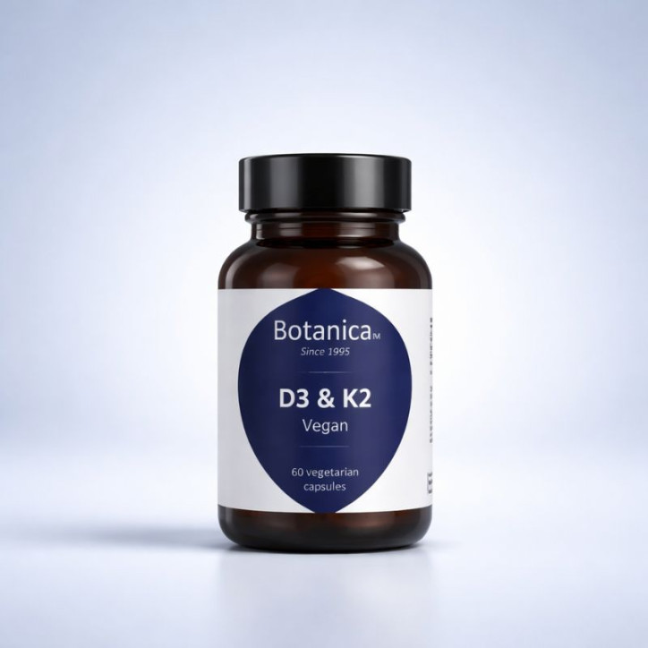 Σύμπλεγμα Βιταμινών D3 & K2|Vegan Vitamin D3 & K2|60 veg. caps