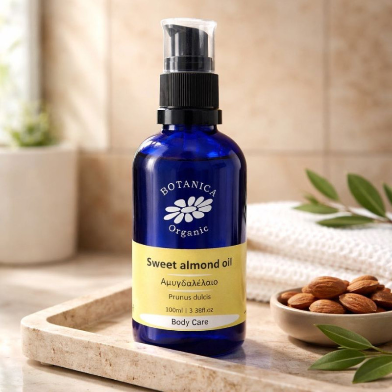 Βιολογικό Αμυγδαλέλαιο|Organic Sweet Almond Oil|100ml
