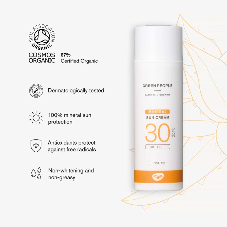 Αντηλιακό Χωρίς Άρωμα SPF30|Με 100% μεταλλικά φίλτρα