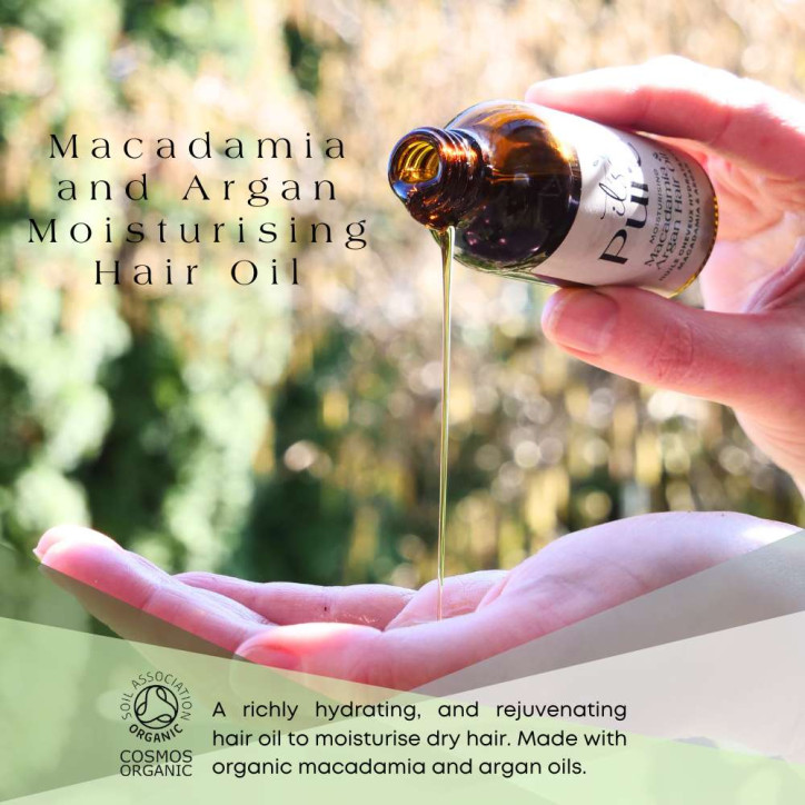 Θρεπτικό λάδι μαλλιών|Macadamia & Argan Moisturising Hair Oil