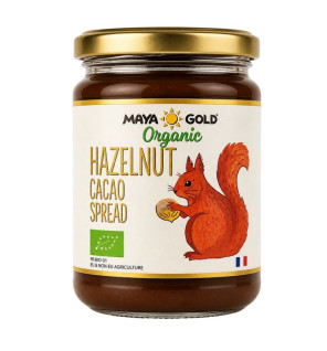 Πραλίνα Φουντουκιού με Κακάο|Maya Gold Organic Cacao Hazelnut Spread 300g