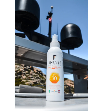 Βιολογικό Αντηλιακό Spray SPF30|Με Arnica Montana & Βιολογικό Έλαιο Argan|Finesse Solaire 150 ml