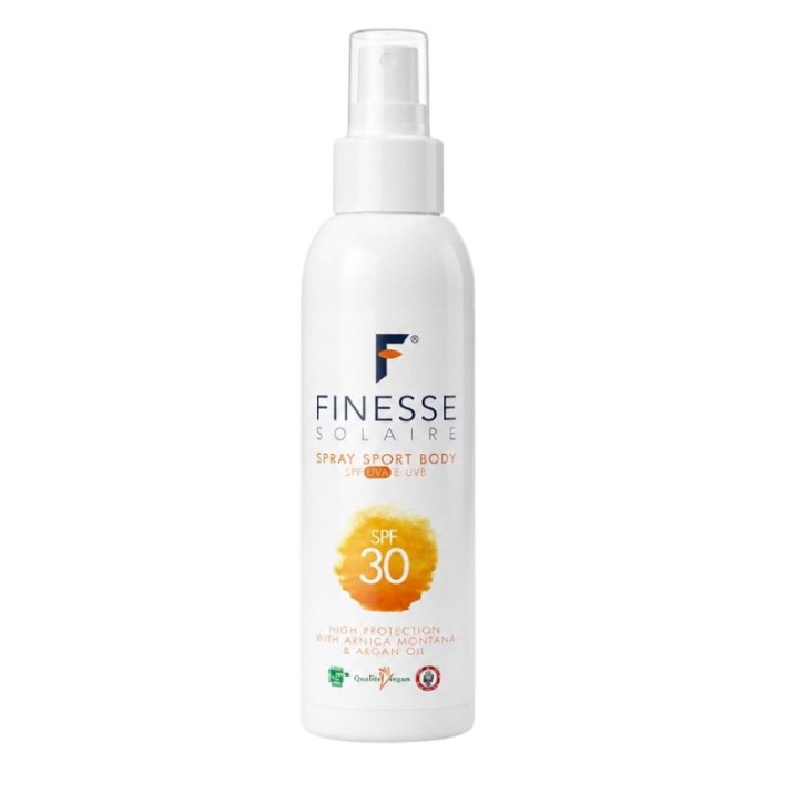 Βιολογικό Αντηλιακό Spray SPF30|Με Arnica Montana & Βιολογικό Έλαιο Argan|Finesse Solaire 150 ml