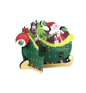 Sleigh Ride Advent Calendar – 24 Organic Pyramid Tea Bags | The English Tea Shop