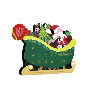 Sleigh Ride Advent Calendar – 24 Organic Pyramid Tea Bags | The English Tea Shop