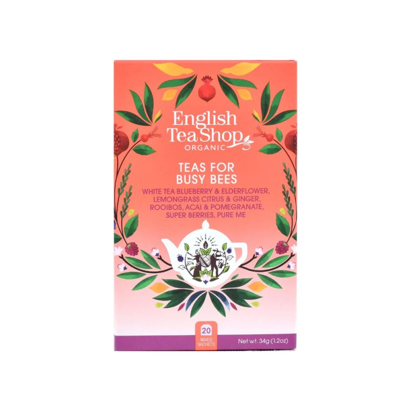 Teas for Busy Bees – 20 Βιολογικά Tea Bags | The English Tea Shop