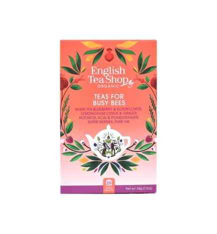 Teas for Busy Bees – 20 Βιολογικά Tea Bags | The English Tea Shop