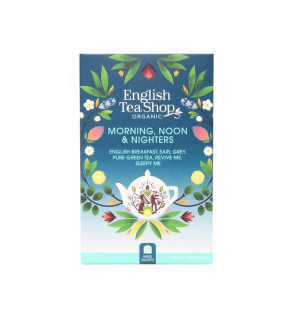 Morning, Noon & Nighters – 20 Βιολογικά Tea Bags | The English Tea Shop