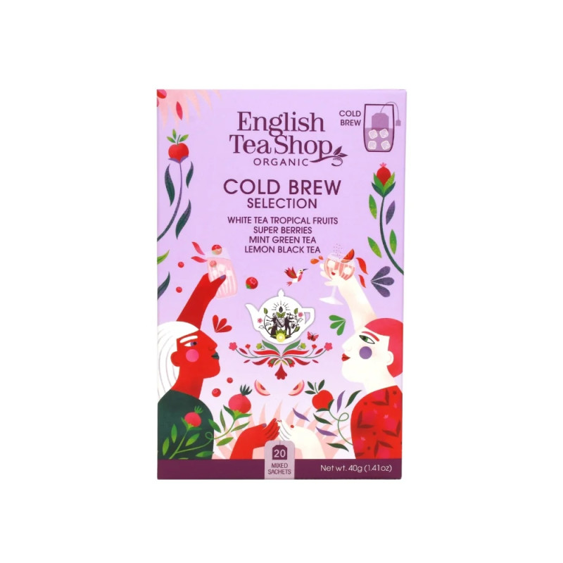 Cold Brew Selection – 20 Βιολογικά Tea Bags για Cold Brew | The English Tea Shop  Περιγραφή