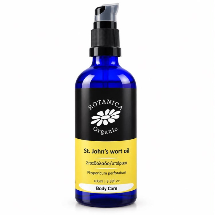 Βιολογικό Σπαθόλαδο|Organic St.John's Wort Oil|100 ml
